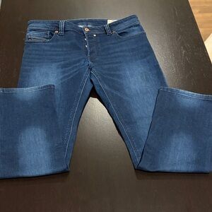 Men's Classic Blue Straight Jeans